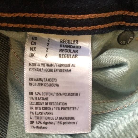 American Eagle dark wash boot cut jeans - Picture 3 of 4